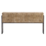 Nevis Woodtone Contemporary Console Table - Ornate Home