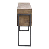 Nevis Woodtone Contemporary Console Table - Ornate Home