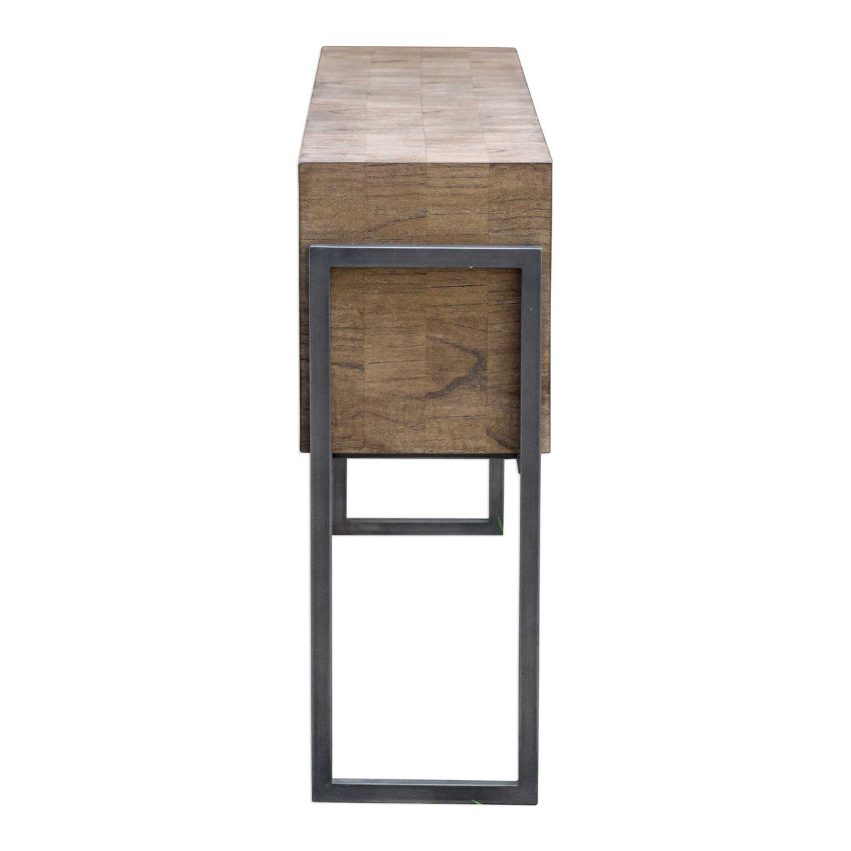 Nevis Woodtone Contemporary Console Table - Ornate Home