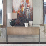 Nevis Woodtone Contemporary Console Table - Ornate Home