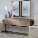 Nevis Woodtone Contemporary Console Table - Ornate Home