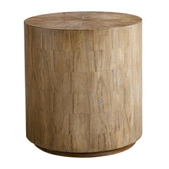 Nevis Woodtone Cylinder Side Table - Ornate Home