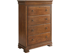 New Lou Cognac Drawer Chest - Ornate Home
