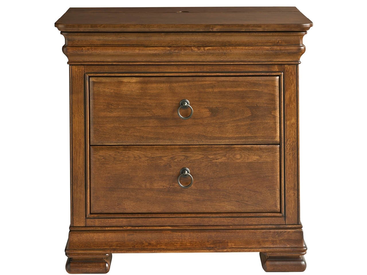 New Lou Cognac Nightstand - Ornate Home