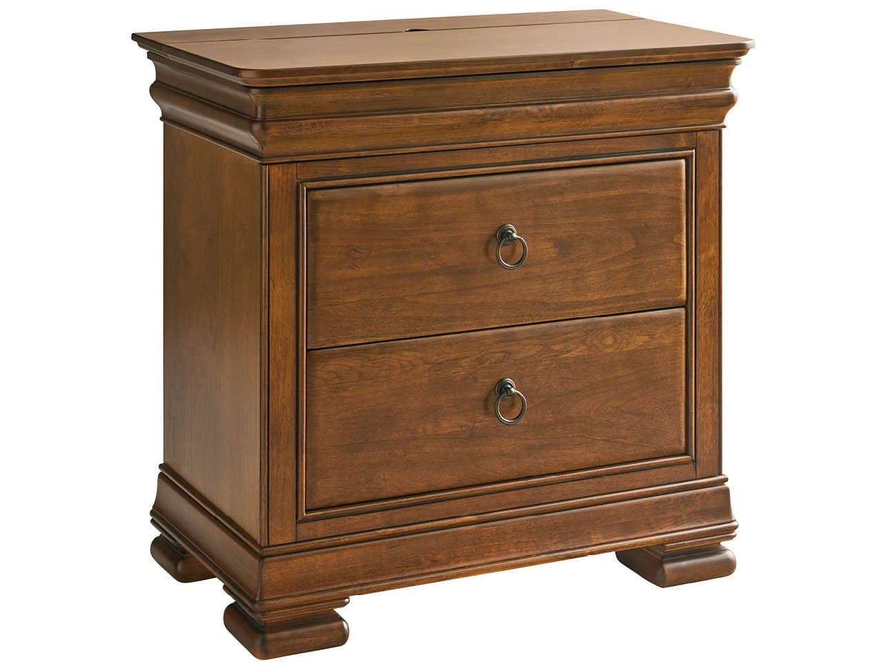 New Lou Cognac Nightstand - Ornate Home