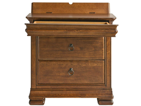 New Lou Cognac Nightstand - Ornate Home