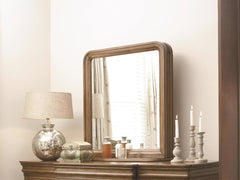 New Lou Cognac Vertical Storage Mirror - Ornate Home