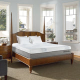 New Pluma White/Gray 12" SensaFlex GelLux Queen Mattress - Ornate Home