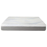 New Pluma White/Gray 12" SensaFlex GelLux Queen Mattress - Ornate Home
