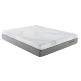 New Pluma White/Gray 12" SensaFlex GelLux Queen Mattress - Ornate Home