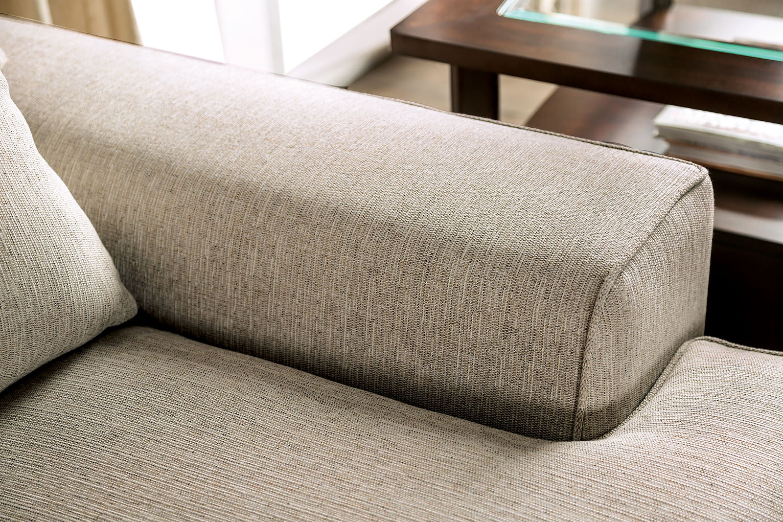 New meadows Sand/Caramel Sofa & Loveseat - Ornate Home