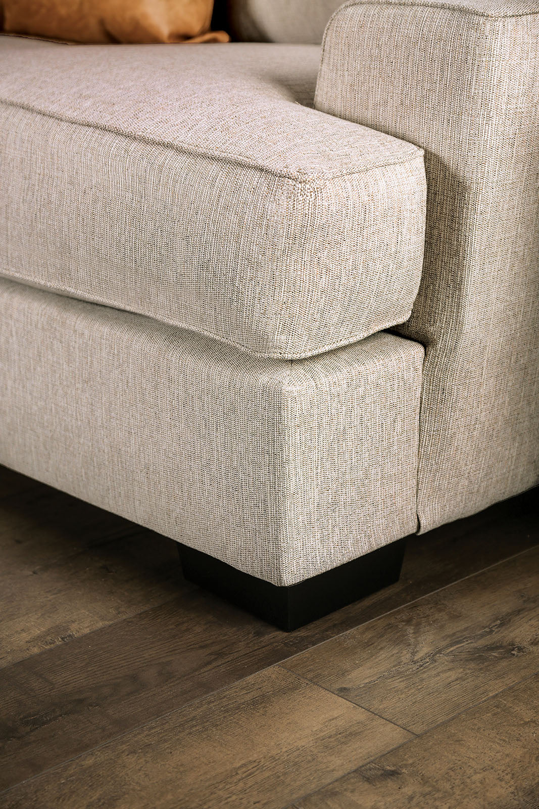 New meadows Sand/Caramel Sofa & Loveseat - Ornate Home