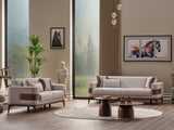 New Mood Cream 3-pieces (Sofa & Loveseat & Chair) Living Room Set