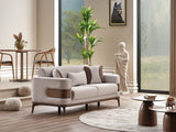 New Mood Cream 3-pieces (Sofa & Loveseat & Chair) Living Room Set