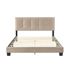 Newberry Brown Queen Platform Bed - Ornate Home