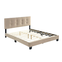 Newberry Brown Queen Platform Bed - Ornate Home