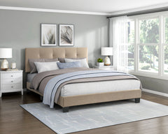 Newberry Brown Queen Platform Bed - Ornate Home