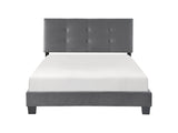 Newberry Dark Gray Full Platform Bed - Ornate Home