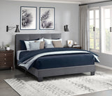 Newberry Dark Gray Full Platform Bed - Ornate Home