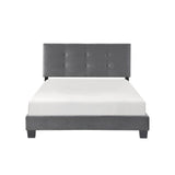 Newberry Dark Gray Full Platform Bed - Ornate Home