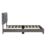Newberry Dark Gray Twin Platform Bed - Ornate Home