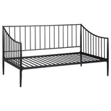 Newbury Matte Black Metal Twin Daybed Bed Frame - Ornate Home