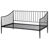Newbury Matte Black Metal Twin Daybed Bed Frame - Ornate Home