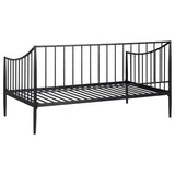 Newbury Matte Black Metal Twin Daybed Bed Frame - Ornate Home