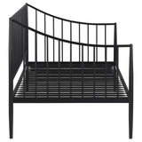 Newbury Matte Black Metal Twin Daybed Bed Frame - Ornate Home