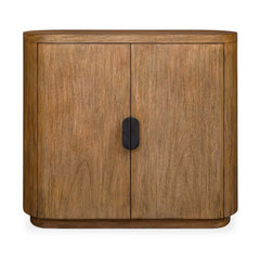 Newell Bronze/Woodtone Natural Wood 2 Door Cabinet - Ornate Home