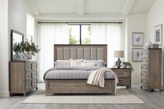 Newell Gray/Oak California King Bed - Ornate Home