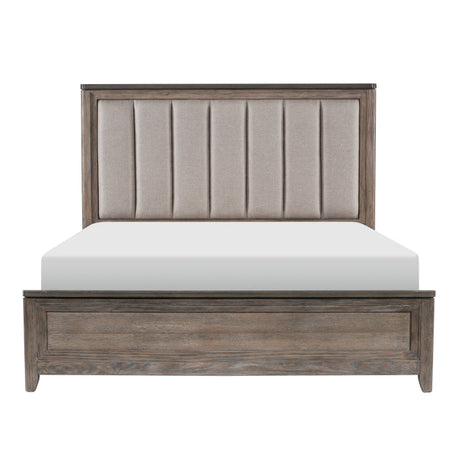 Newell Gray/Oak California King Bed - Ornate Home