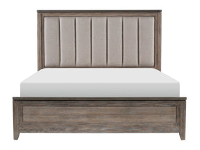 Newell Gray/Oak Eastern King Bed - Ornate Home