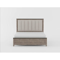 Newell Gray/Oak Eastern King Bed - Ornate Home