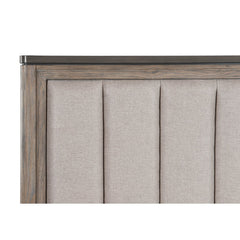 Newell Gray/Oak Eastern King Bed - Ornate Home