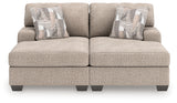 Newellen Hemp 2-Piece Super Chaise - Ornate Home