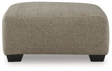 Newellen Hemp 3-Piece Sectional and Oversized Ottoman (Online Special Price) - Ornate Home