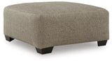 Newellen Hemp 3-Piece Sectional and Oversized Ottoman (Online Special Price) - Ornate Home