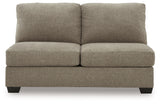 Newellen Hemp 3-Piece Sectional and Oversized Ottoman (Online Special Price) - Ornate Home