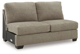 Newellen Hemp 3-Piece Sectional and Oversized Ottoman (Online Special Price) - Ornate Home