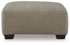 Newellen Hemp 3-Piece Sectional and Oversized Ottoman - Ornate Home