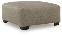 Newellen Hemp 3-Piece Sectional and Oversized Ottoman - Ornate Home