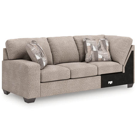 Newellen Hemp 3-Piece Sectional with Right Chaise - Ornate Home
