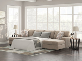 Newellen Hemp 3-Piece Sleeper Sectional with Double Chaise (Online Special Price) - Ornate Home