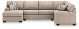 Newellen Hemp 3-Piece Sleeper Sectional with Left Chaise (Online Special Price) - Ornate Home