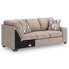 Newellen Hemp 3-Piece Sleeper Sectional with Left Chaise - Ornate Home