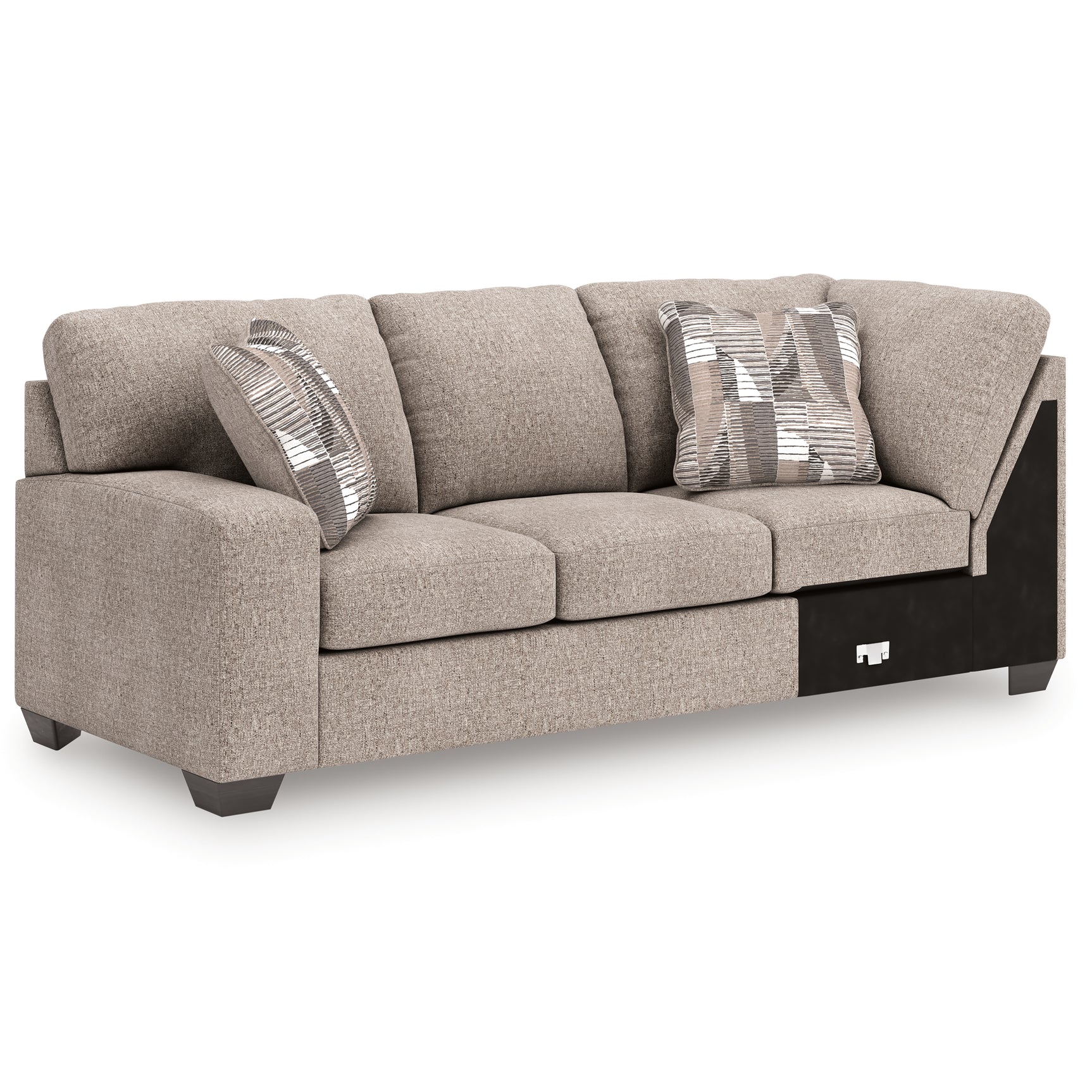 Newellen Hemp 3-Piece Sleeper Sectional with Right Chaise - Ornate Home