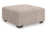 Newellen Hemp Oversized Accent Ottoman (Online Special Price) - Ornate Home