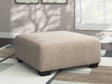 Newellen Hemp Oversized Accent Ottoman (Online Special Price) - Ornate Home