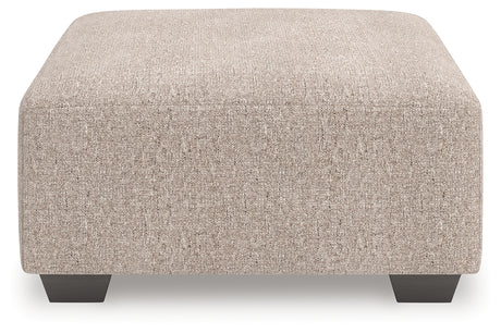 Newellen Hemp Oversized Accent Ottoman - Ornate Home